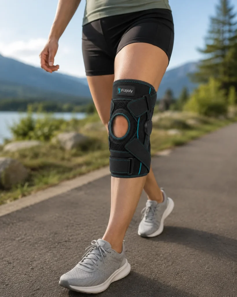 KneeSupport Pro podczas spaceru